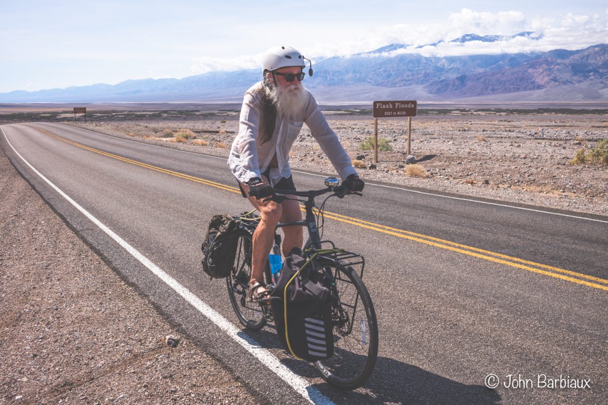 Death Valley, Bike, Bicycle, bike ride Death Valley, Badwater Basin, 